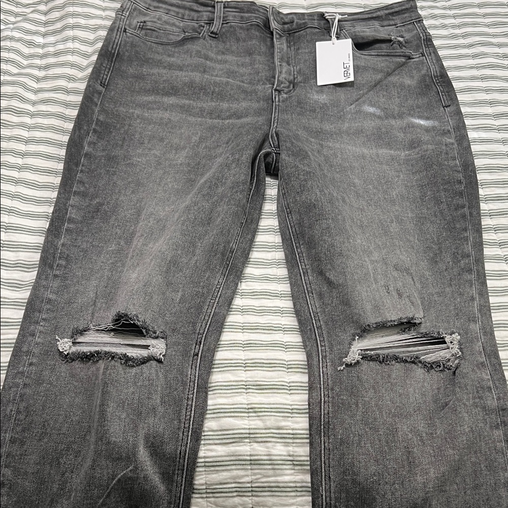 Vervet Jeans Women Size 14 Distressed High Rise
